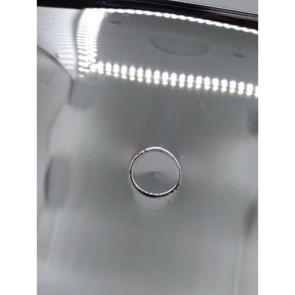 Vtg. MCM Danish style Milbern Celery Olive Dish Chromium Wood Base 14"x5" W/ Box - Picture 10 of 12